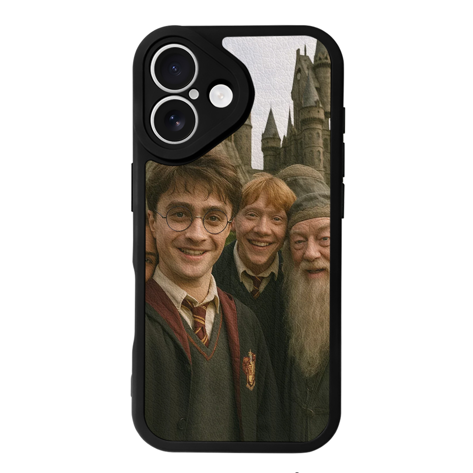 （画像用） Harry Potter ハリー・ポッターシリーズ 【iPhone 16シリーズ対応】シリコンスマホケース（レザー調） 材質：シリコン